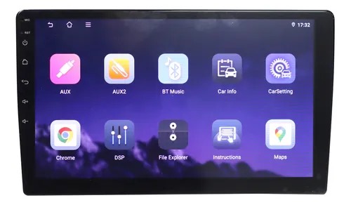 Lebeeaudio 4+64g 10 Pulgadas Coche Estereo Android 13 Gps 1 Din Con Inalámbrico Carplay